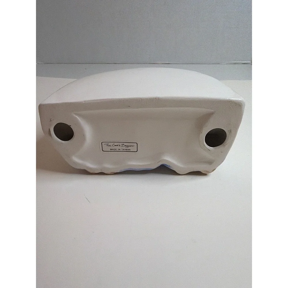 The‎ Cooks Bazaar Stephanie Ceramic Bunny Napkin Holder Easter Spring Decor